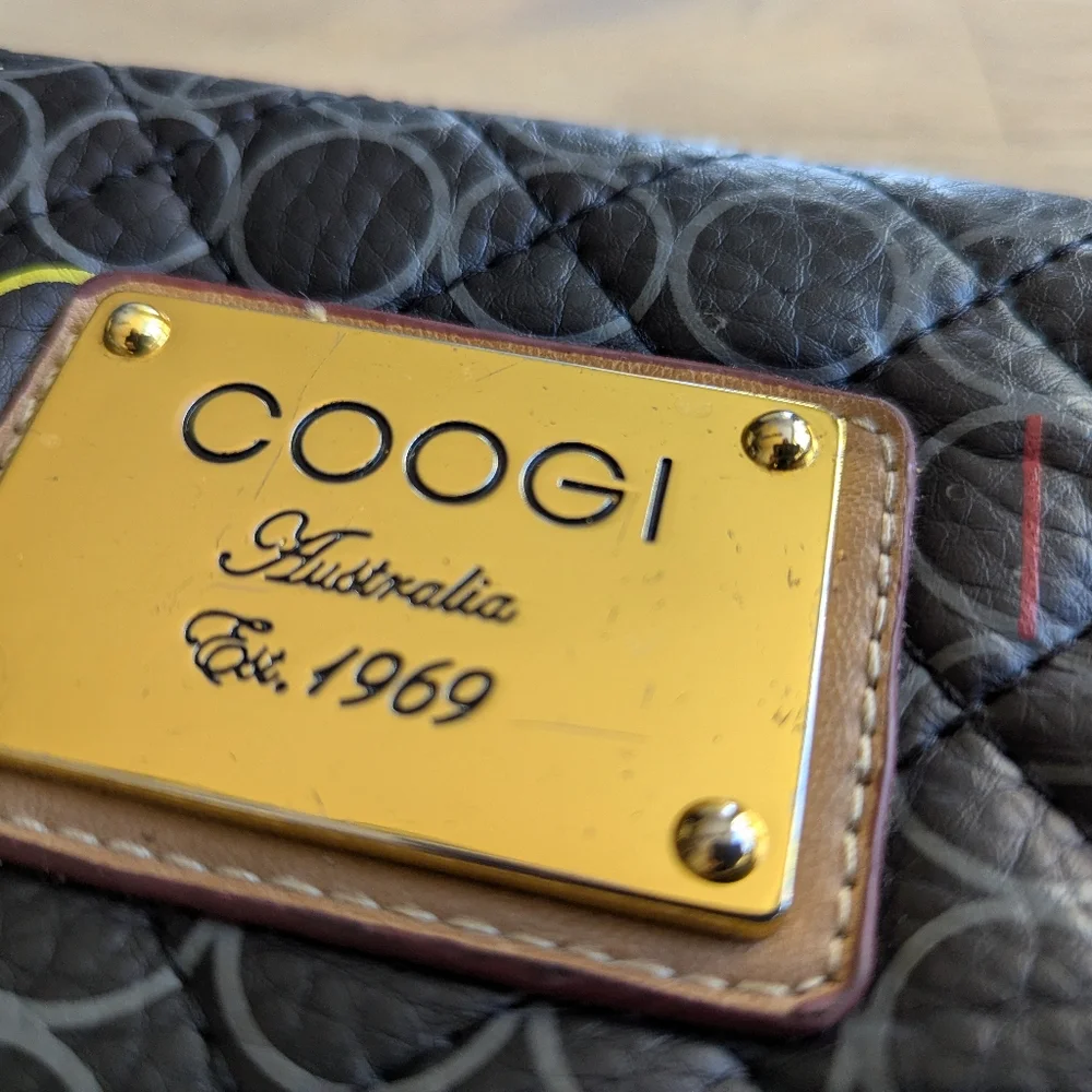 COOGI Leather Tri-fold Multicolor Wallet‎